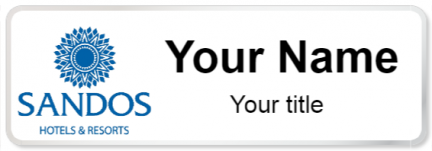 Custom name badges for Sandos Hotels