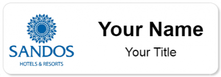 Custom name badges for Sandos Hotels