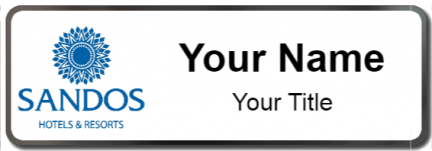 Custom name badges for Sandos Hotels