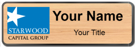 Custom name badges for Starwood Capital