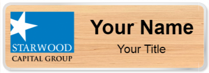 Custom name badges for Starwood Capital