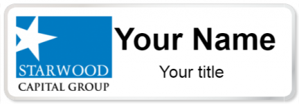 Custom name badges for Starwood Capital
