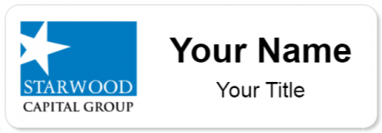 Custom name badges for Starwood Capital