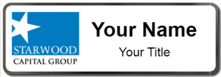 Custom name badges for Starwood Capital