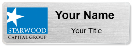 Custom name badges for Starwood Capital