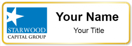 Custom name badges for Starwood Capital
