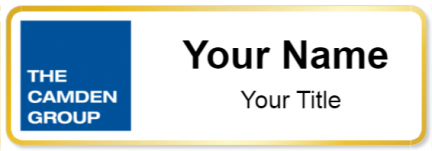 Custom name badges for The Camden Group