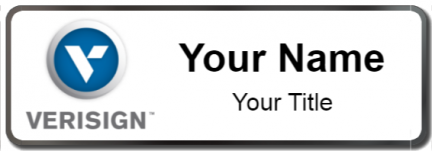 Custom name badges for Verisign