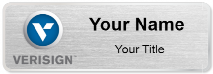 Custom name badges for Verisign
