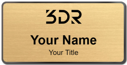 Custom name badges for 3D Robotics