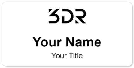 Custom name badges for 3D Robotics