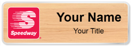 Custom name badges for Speedway Gas