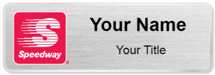 Custom name badges for Speedway Gas