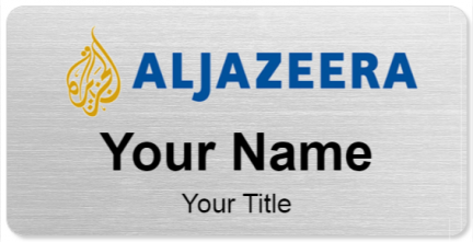 Custom name badges for Aljazeera