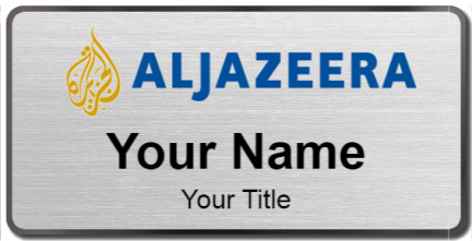 Custom name badges for Aljazeera