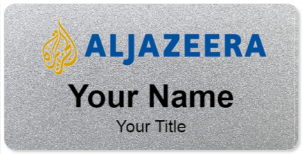 Custom name badges for Aljazeera