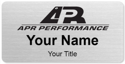 Custom name badges for APR Performance