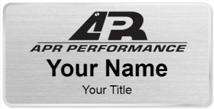 Custom name badges for APR Performance