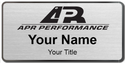 Custom name badges for APR Performance