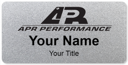 Custom name badges for APR Performance