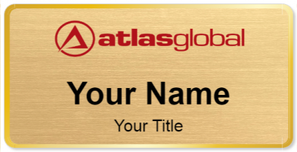 Custom name badges for Atlas Global