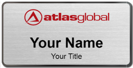 Custom name badges for Atlas Global