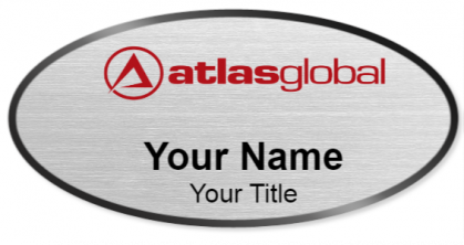 Custom name badges for Atlas Global