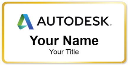 Custom name badges for Autodesk
