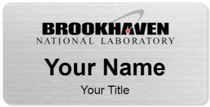 Custom name badges for Brookhaven National Labratory