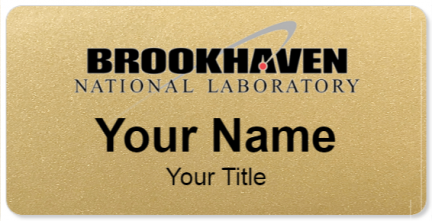 Custom name badges for Brookhaven National Labratory