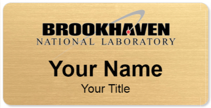 Custom name badges for Brookhaven National Labratory
