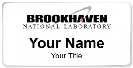 Custom name badges for Brookhaven National Labratory