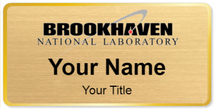 Custom name badges for Brookhaven National Labratory