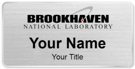 Custom name badges for Brookhaven National Labratory