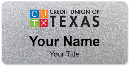 Custom name badges for Credit Union of Texas