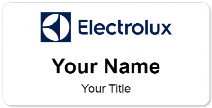 Custom name badges for Electrolux