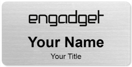 Custom name badges for Engadget