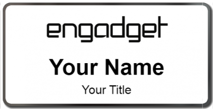 Custom name badges for Engadget