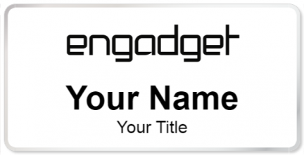 Custom name badges for Engadget