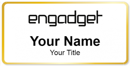 Custom name badges for Engadget
