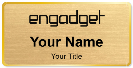 Custom name badges for Engadget