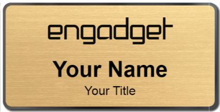 Custom name badges for Engadget