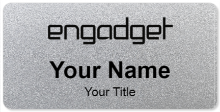 Custom name badges for Engadget