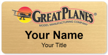 Custom name badges for Great Planes