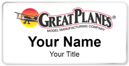 Custom name badges for Great Planes