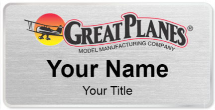Custom name badges for Great Planes