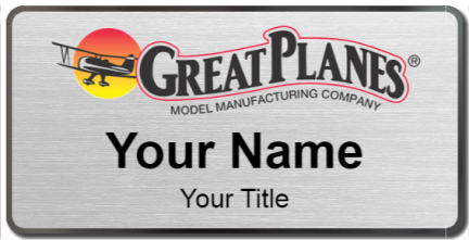 Custom name badges for Great Planes