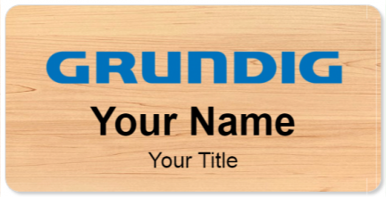 Custom name badges for Grundig
