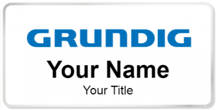 Custom name badges for Grundig