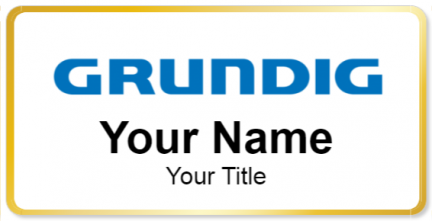 Custom name badges for Grundig